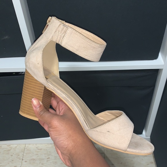 Mauve Wedge Heel - Picture 3 of 4